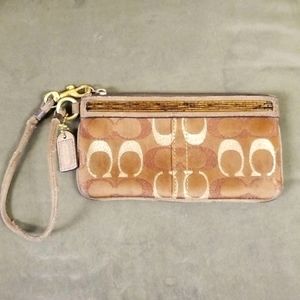 Small Coach Wristlet